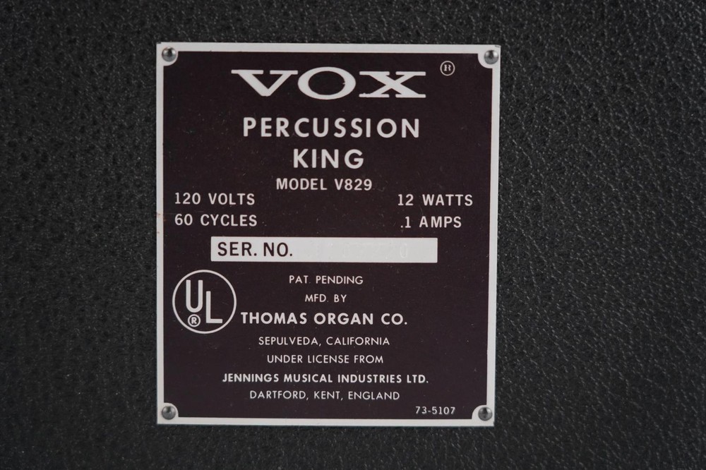 Vox Percussion King Analog Drum Machine Modded w/ CV Inputs #55777