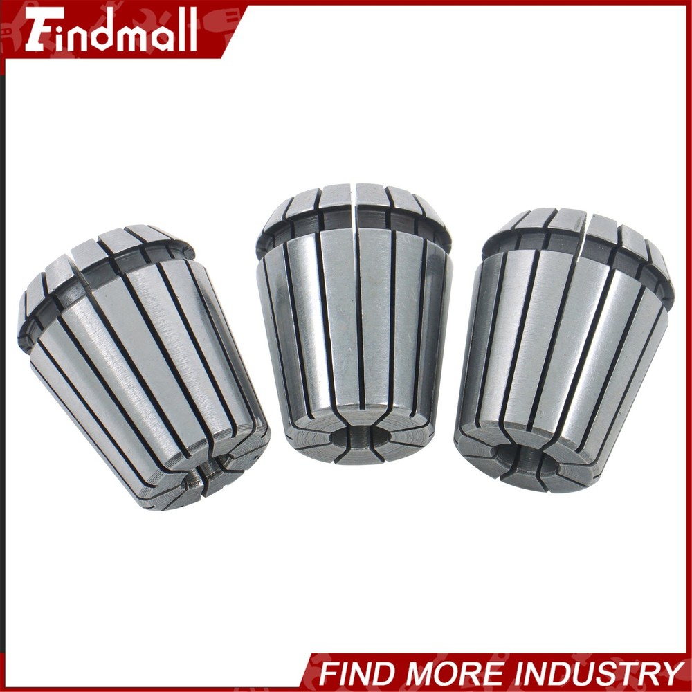 Findmall ER32 Collet Set 18 Pack for MT3 Spindle M12 Thread Spring Collets