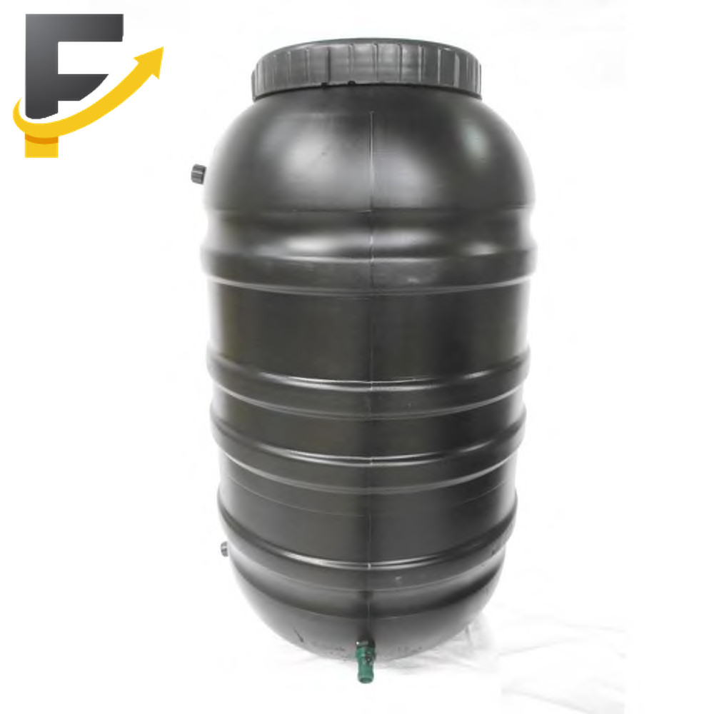 55 Gal. Black Rain Barrel