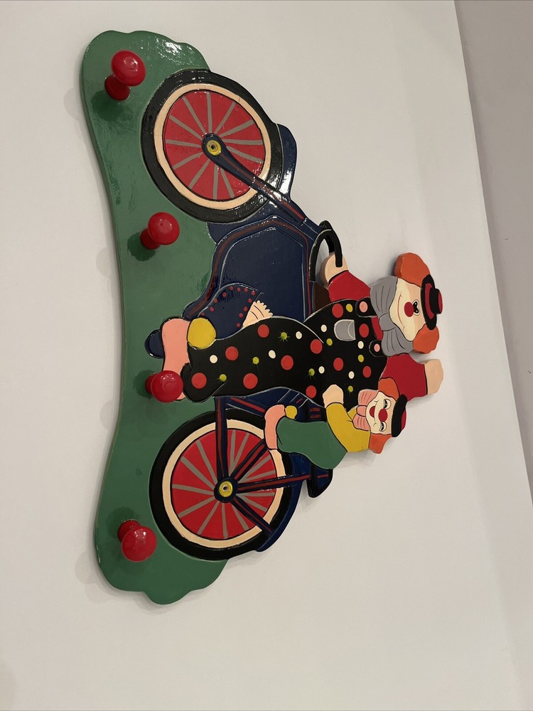 1960s 70s CIRCUS CLOWN COAT RACK By Nanco