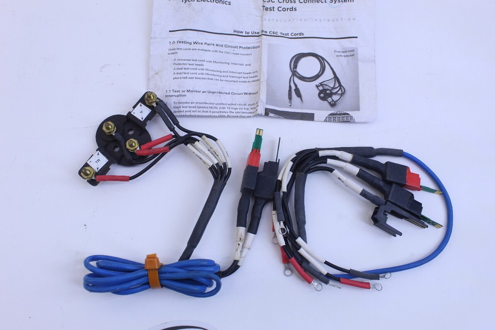 Tyco Electronics C5C Corss Connect System Test Cords