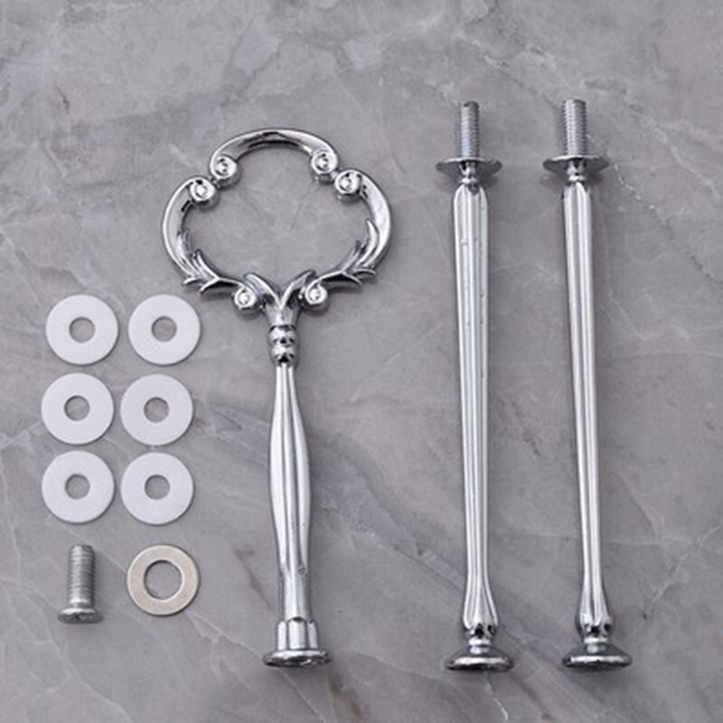 2/3 Tier Cake Cupcake Plate Stand Handle Hardware Fitting Holder Without Plate