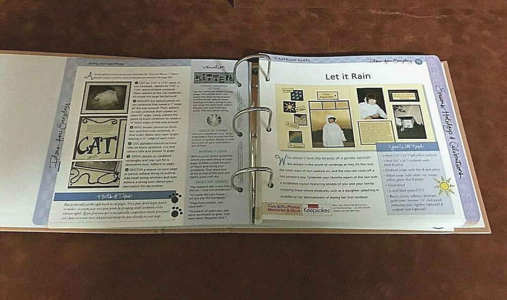 CREATING KEEPSAKES Fun With Photos Memories & More ~ Binder Scrapbook Idea Book