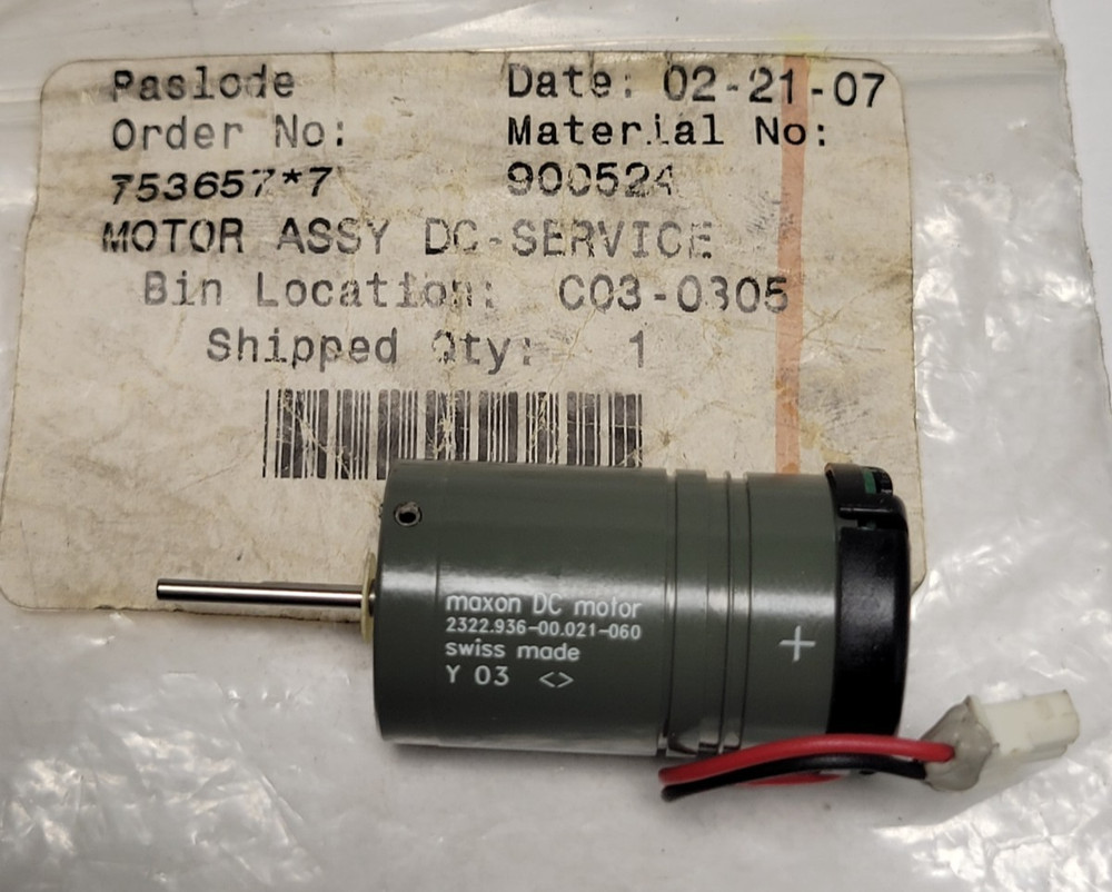 PASLODE Part  # 900524 - OEM Fan Motor Assembly