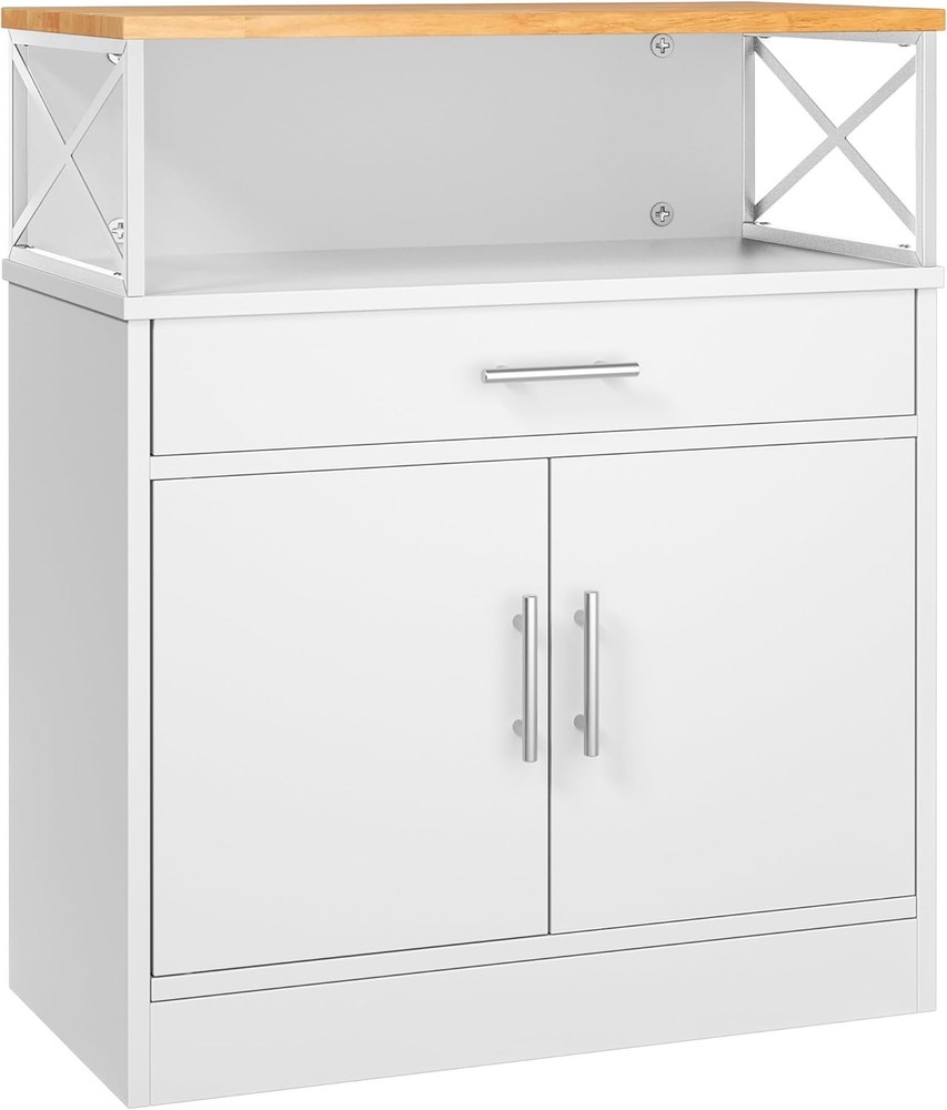 Kitchen Buffet Cabinet W/ Adjustable Shelf Modern Kitchen Storage Bar Cabinet