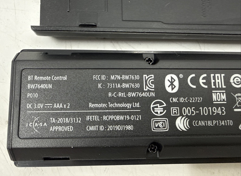 Polycom BW7640UN Bluetooth Video Conference Remote Control DD-12394