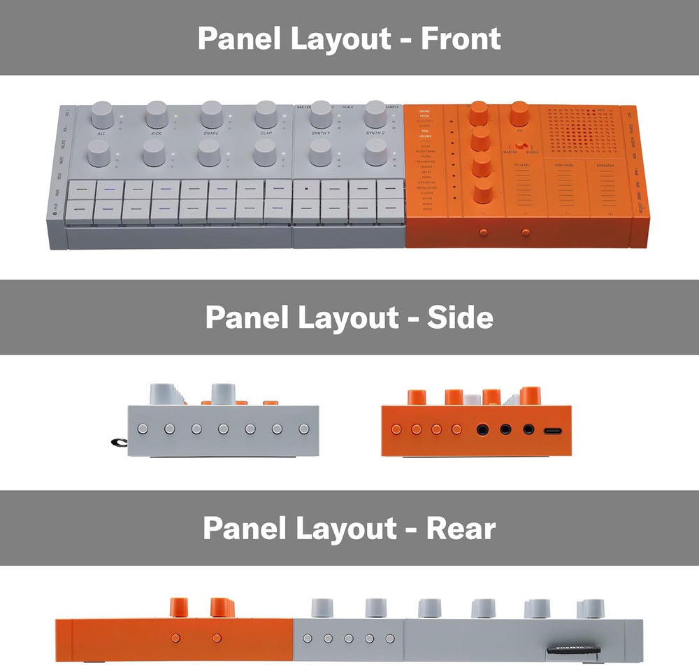 SEQTRAK Mobile Music Ideastation, Advanced Sequencer, Onboard Sampling, Built-In