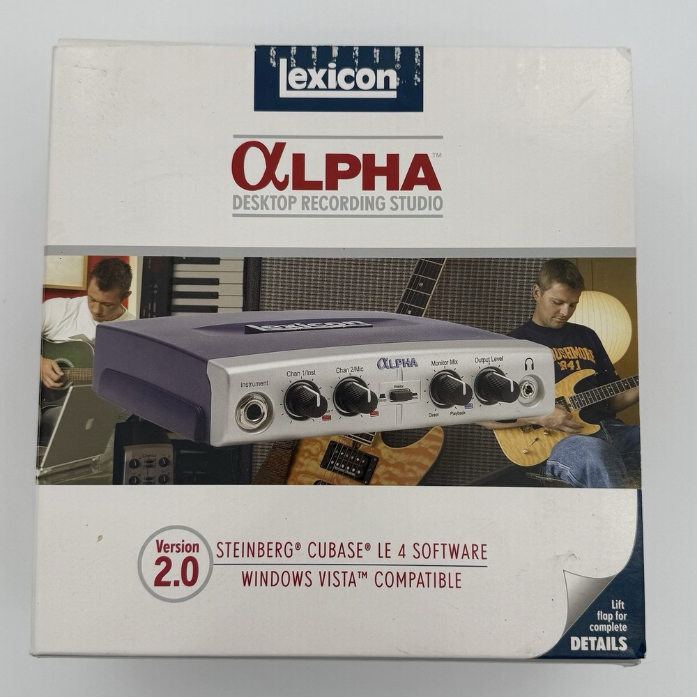 Lexicon Alpha Desktop Recording Studio, New