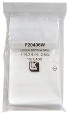 Zip Lock Bag - 4x6 (2 Mil) - Write On