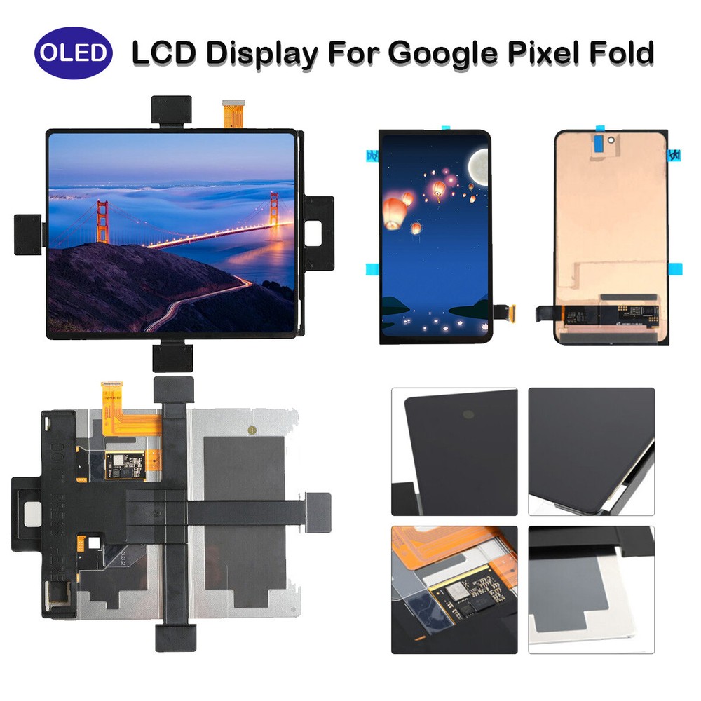 OEM For Google Pixel Fold LCD Display Screen Digitizer Assembly Replacement