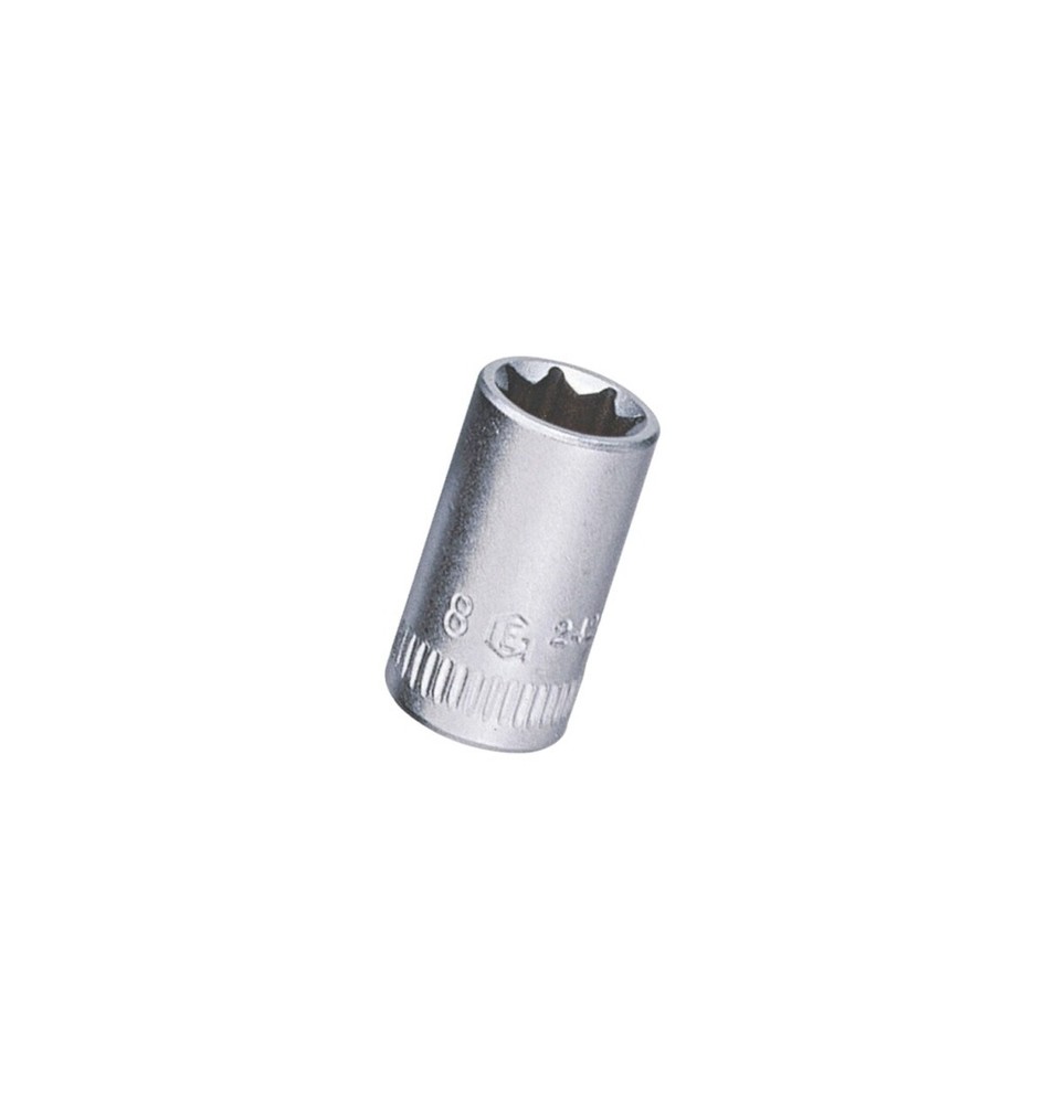 Genius Tools 1/4" Dr. 3/8" Double Square Hand Socket (8-Point) - 262512
