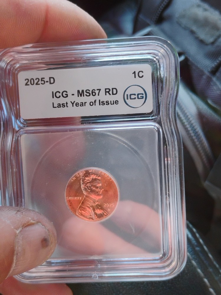 2025 D Lincoln Shield 1c Cent Coin MS67RD