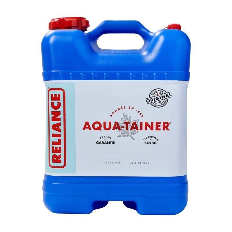 7 Gallon Water Container Ergonomic Handle Stackable BPA Free Camping Utility New