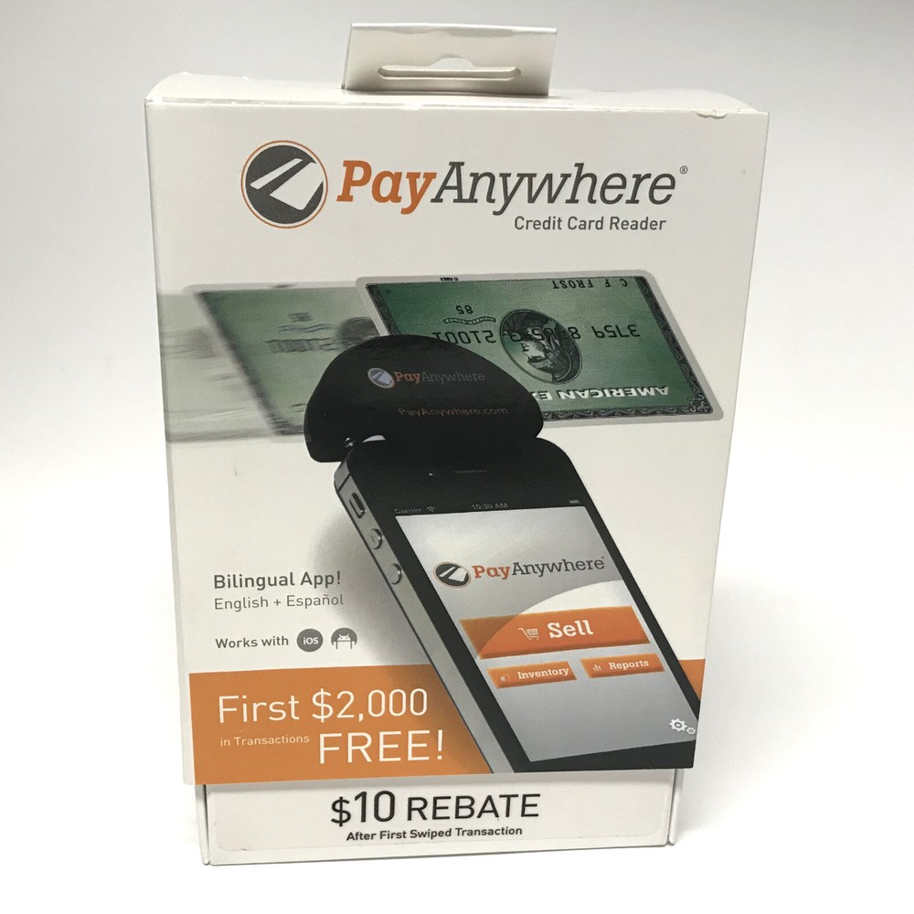 PayAnywhere Mobile Credit Card Reader for iPhone & Android(2014) | New SEALED
