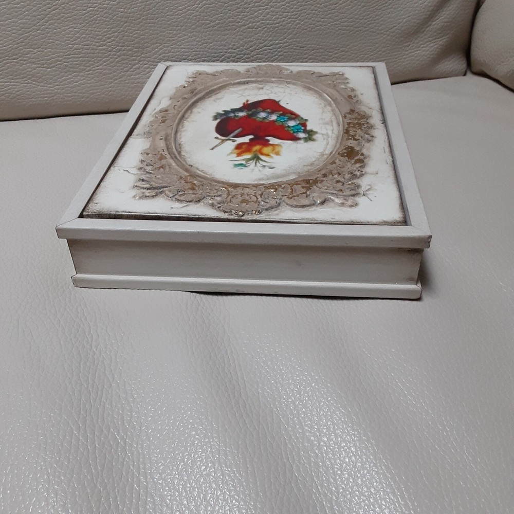 Sid Dickens White Wood Frame Tile (IFW26) "Devotion" Retired