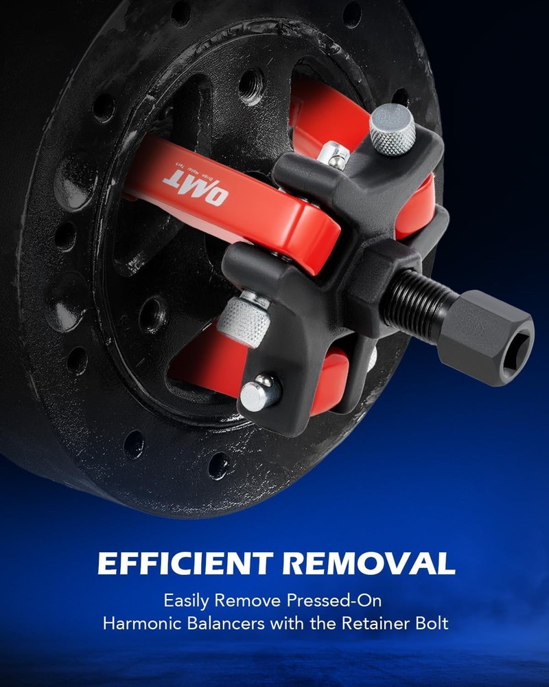 Harmonic Balancer Puller Kit, Adjustable 3-Jaw Puller Set for Removing Harmonic