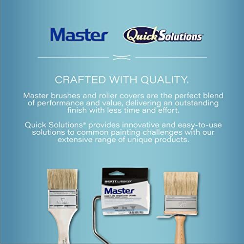 552564100 Master Polyester/Nylon Thin Angle Sash Brush, 1 in.