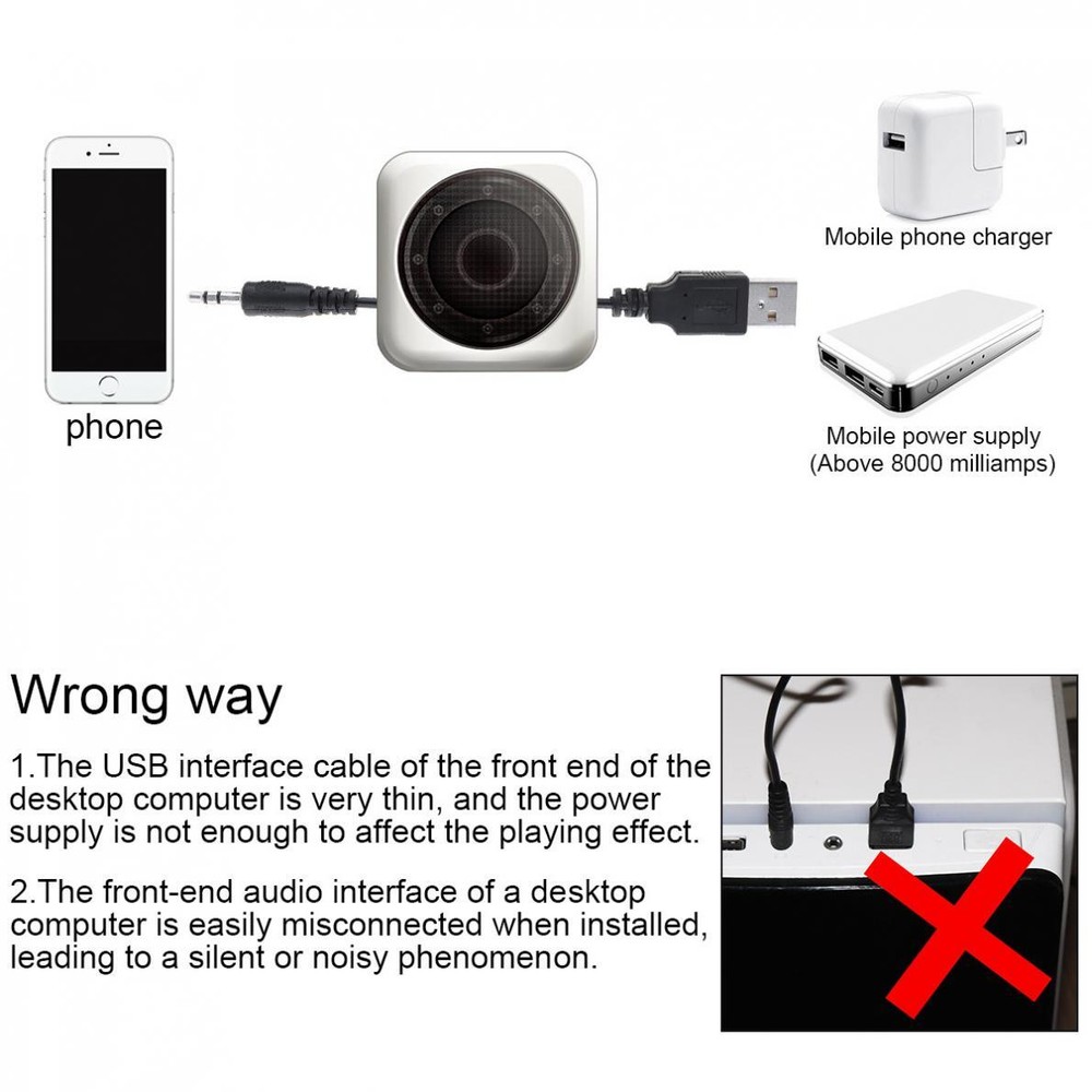 Computer Speaker Notebook Desktop PC Laptop Phone Mini Speaker USB LoudSpeaker