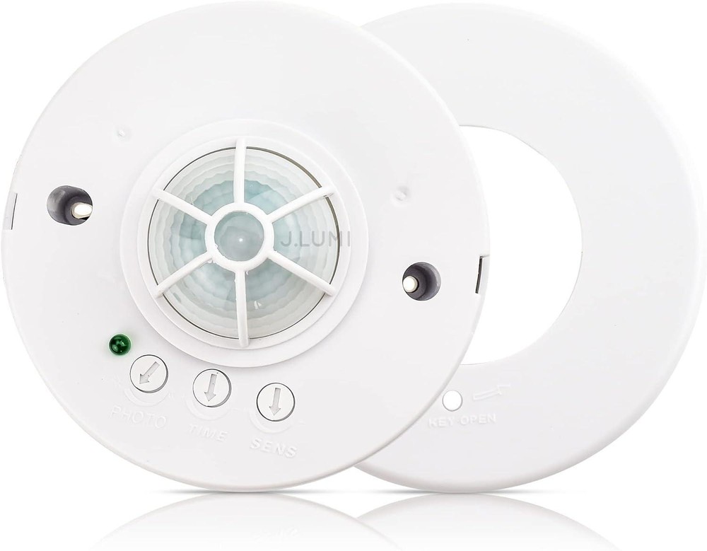 YCA1001 Ceiling Mount PIR Motion Sensor Light Switch, 360 Occupancy Sensor Lamp