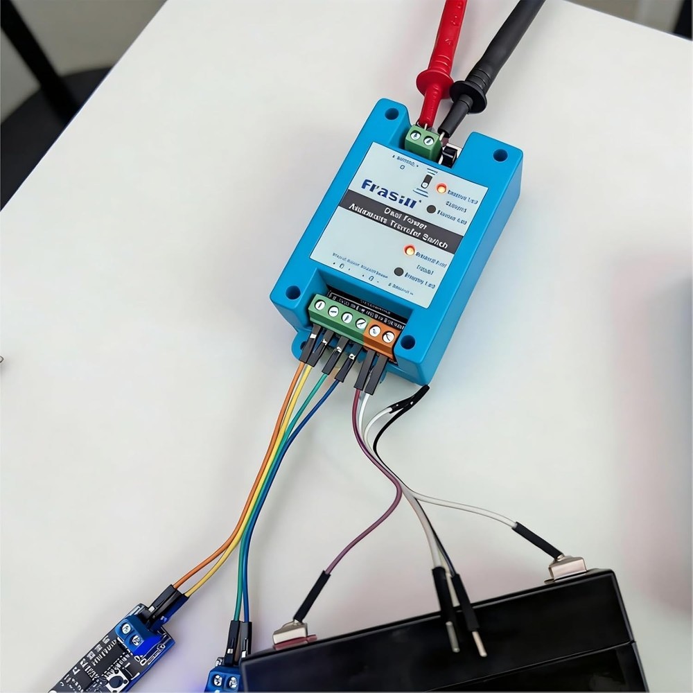 DC Automatic Transfer Switch 5-60V 5A - Fast Switching with Protection Features