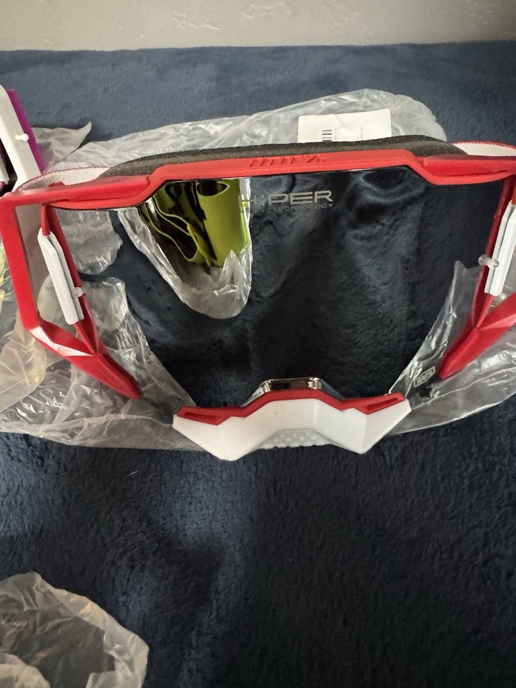 100% Goggles HiPer Technology Lens RED