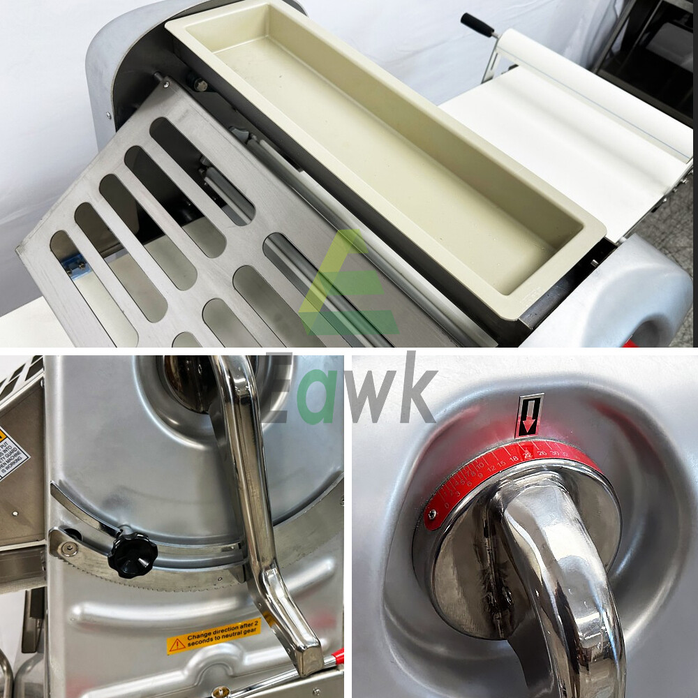 Dough Sheeter Reversible Roller Machine Pastry Bakery Roller Rolling Machine