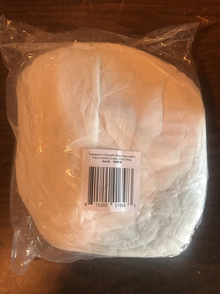 ® Disposable Fitted Face Rest Covers 50 pcs per box Color WHITE