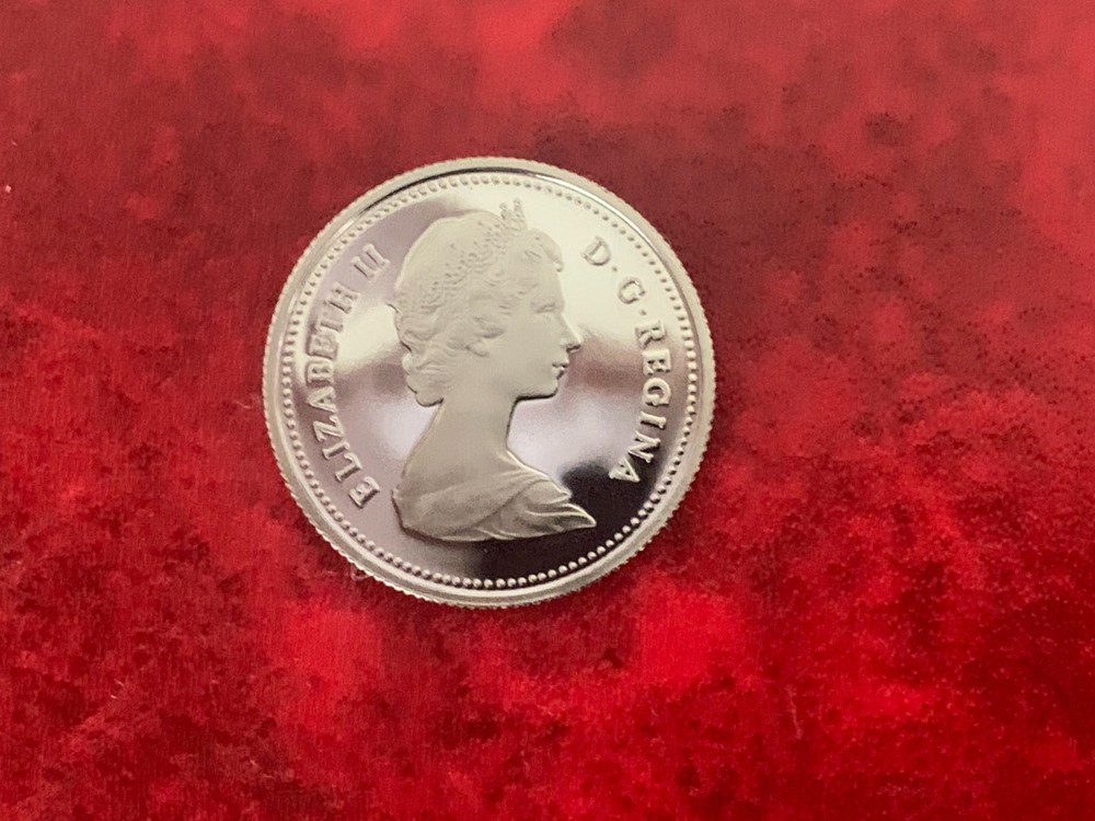Canada 25 Cent 1981 Proof Coin-Uncirculated