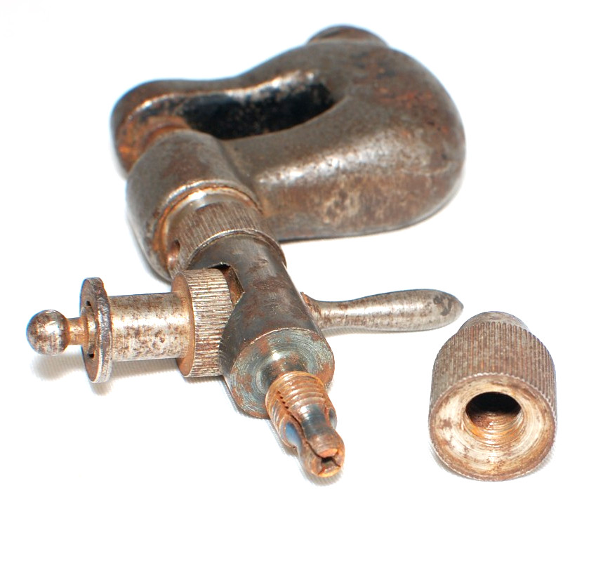 Antique Leather Sewing Awl / Rivet Setter