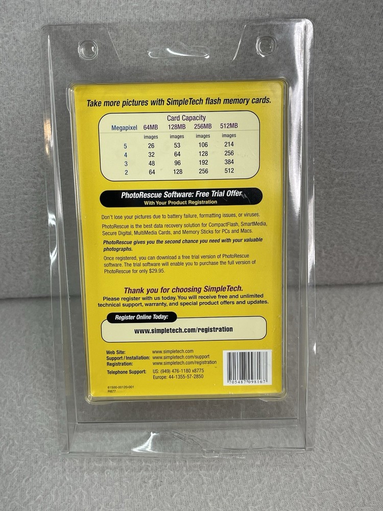 Digital Media Simple Tech Compact Flash Memory Card (128MB)