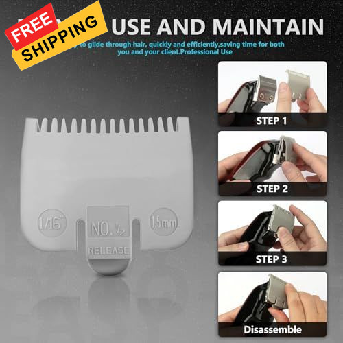 1/16" Replacement for Wahl Professional Attachment Clipper Guide Replacement...