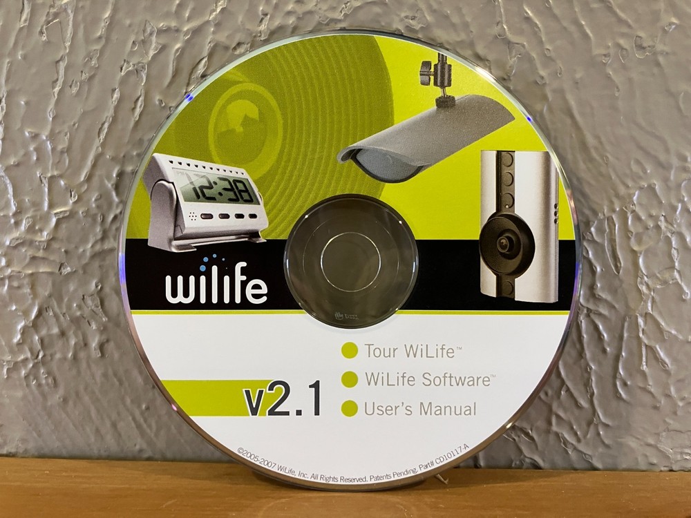 Logitech WiLife Security Software CD v2.1 with QuickStart Setup Guide