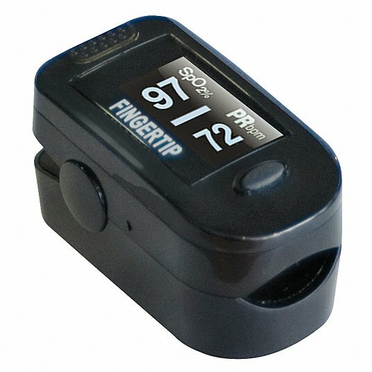 MedSource Pulse Oximeter MS-74001 OLED Display Measures SpO2 & Pulse Rate NEW