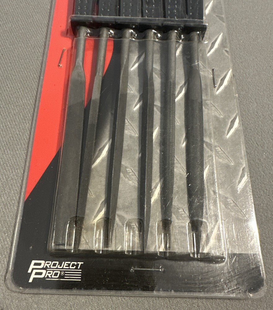 Project Pro 1446 - 6" File Set, 6 Piece