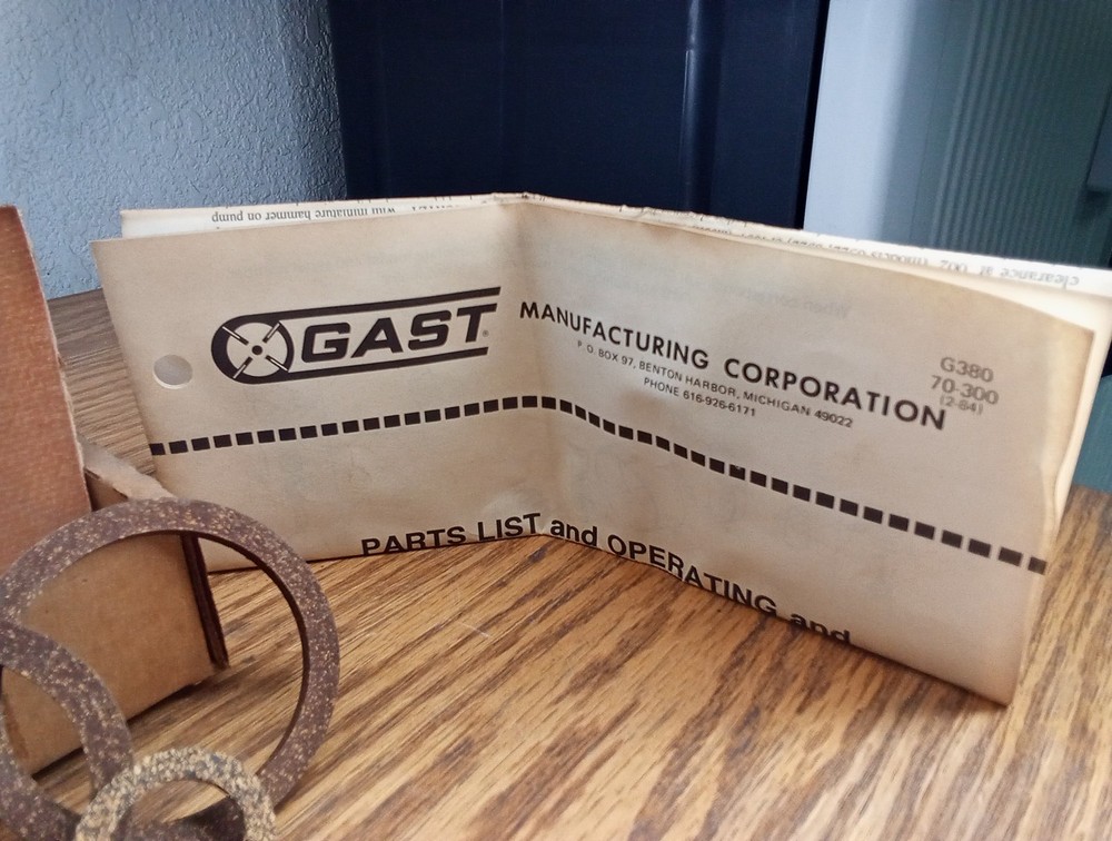 VINTAGE GAST GASKET KIT