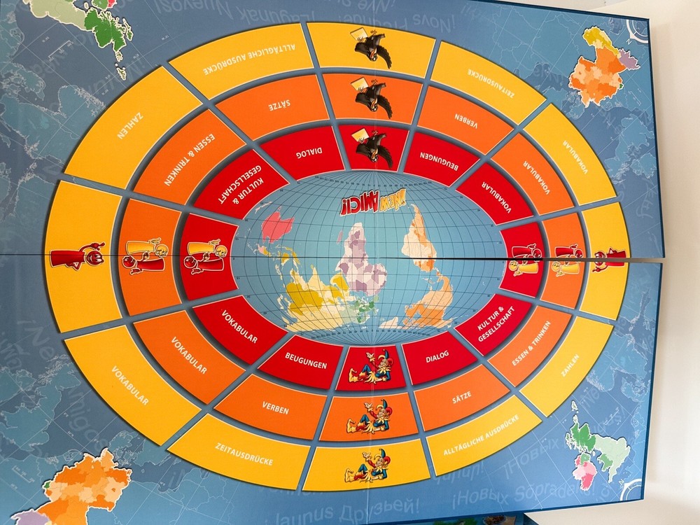iNEW AMICI! Das Sprachspiel Language board game German English Learn COMPLETE