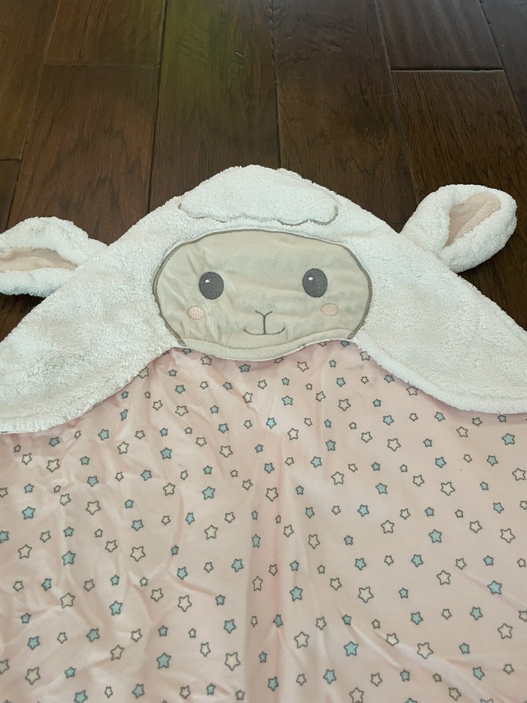 lil llama hooded bath blanket