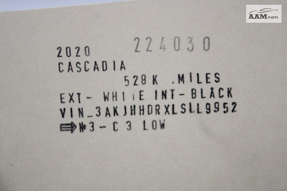 2018-2023 FREIGHTLINER CASCADIA IPPC DTNA CAB COMPUTER CONTROL MODULE BOSCH OEM