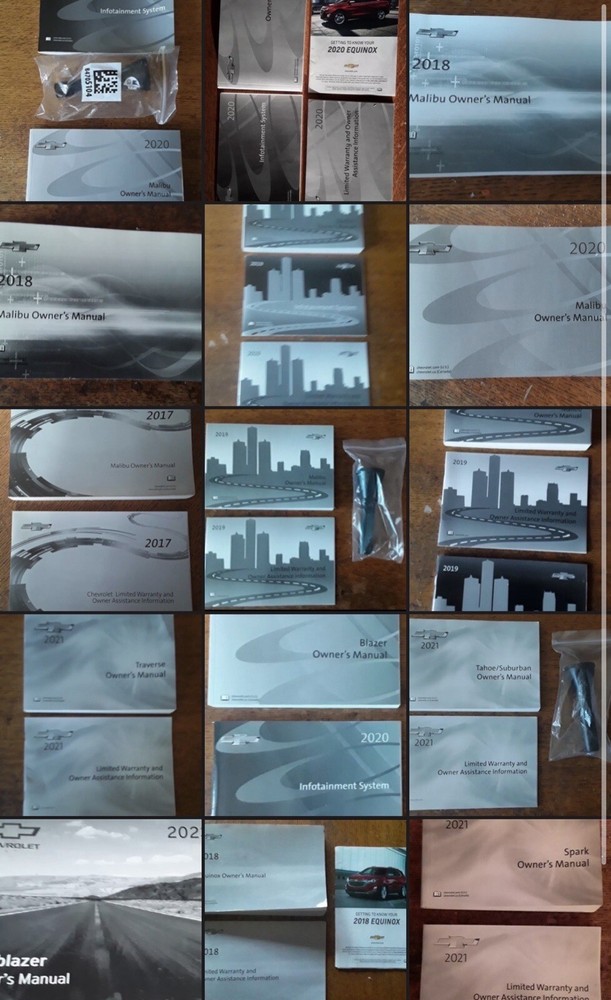2017-2023 Chevrolet owners manuals