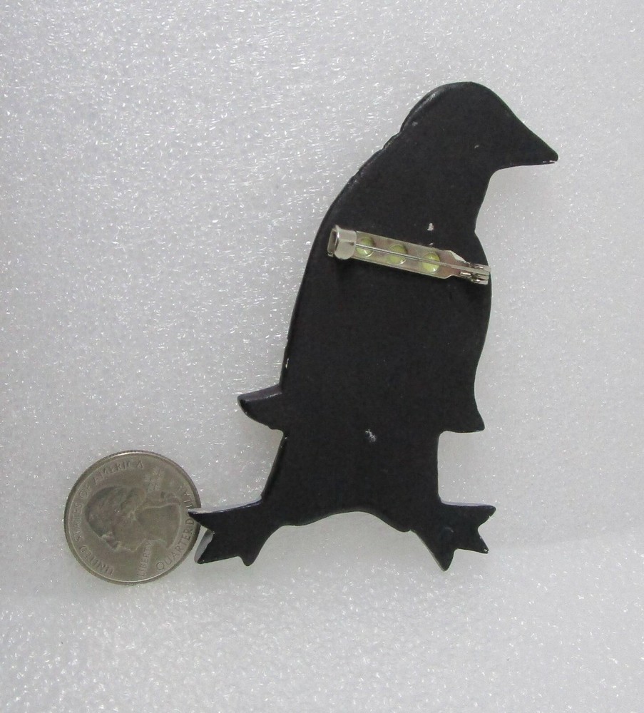 Penguin Wearing Tuxedo Button Pin