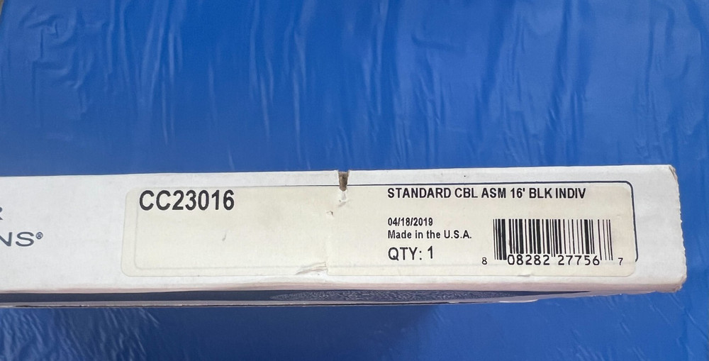 CC23016-SEASTAR SOLUTIONS 16' Sae Control Cable, 10-32 Thread