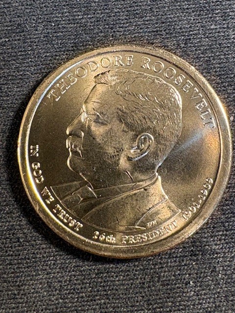 2013 P Theodore Roosevelt Dollar MS