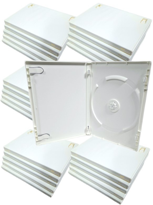25 x NEW Replacement WHITE Game Cases for Nintendo WII Disc DVD Universal Case