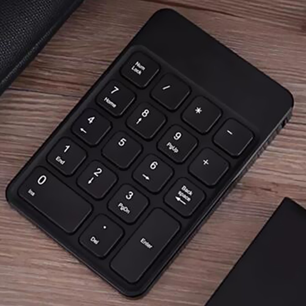 User-Friendly Wireless Bluetooth Digital Keypad - Compact Design, Big Function