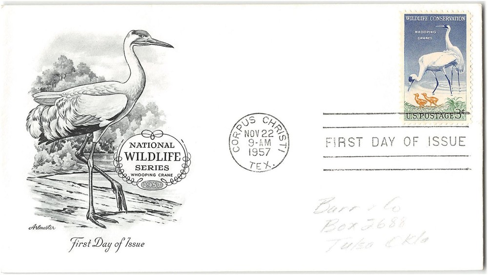 US #1098 First Day Cover (FDC), 1957