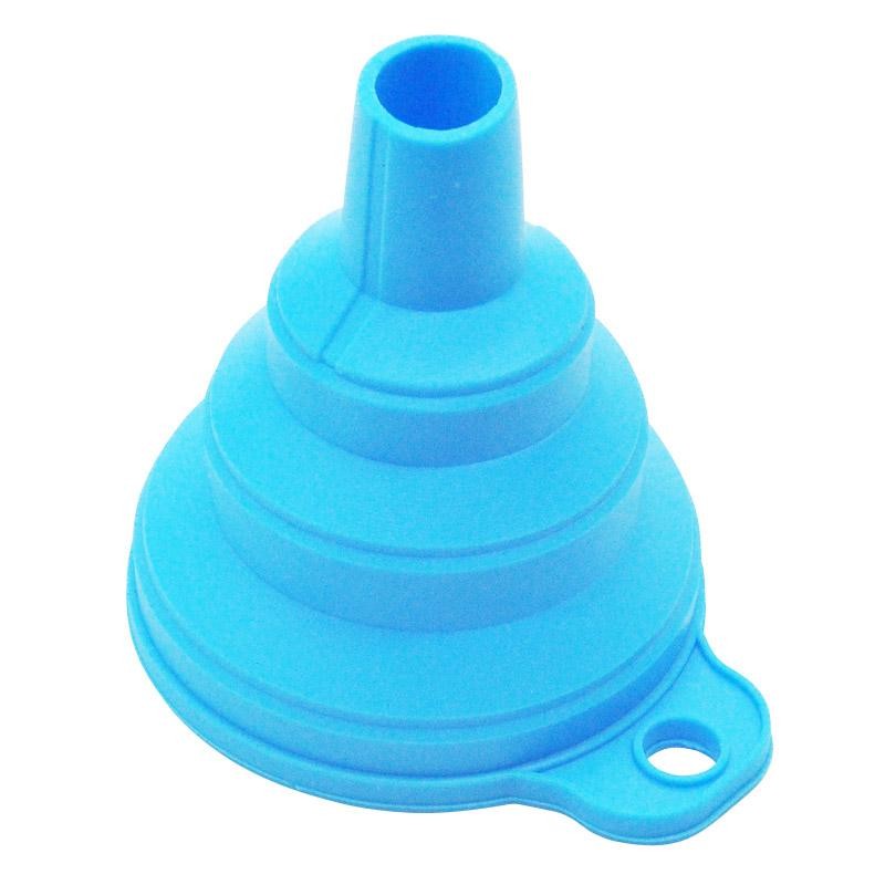Mini Foldable Silicone Funnel Collapsible Portable Kitchen Tool