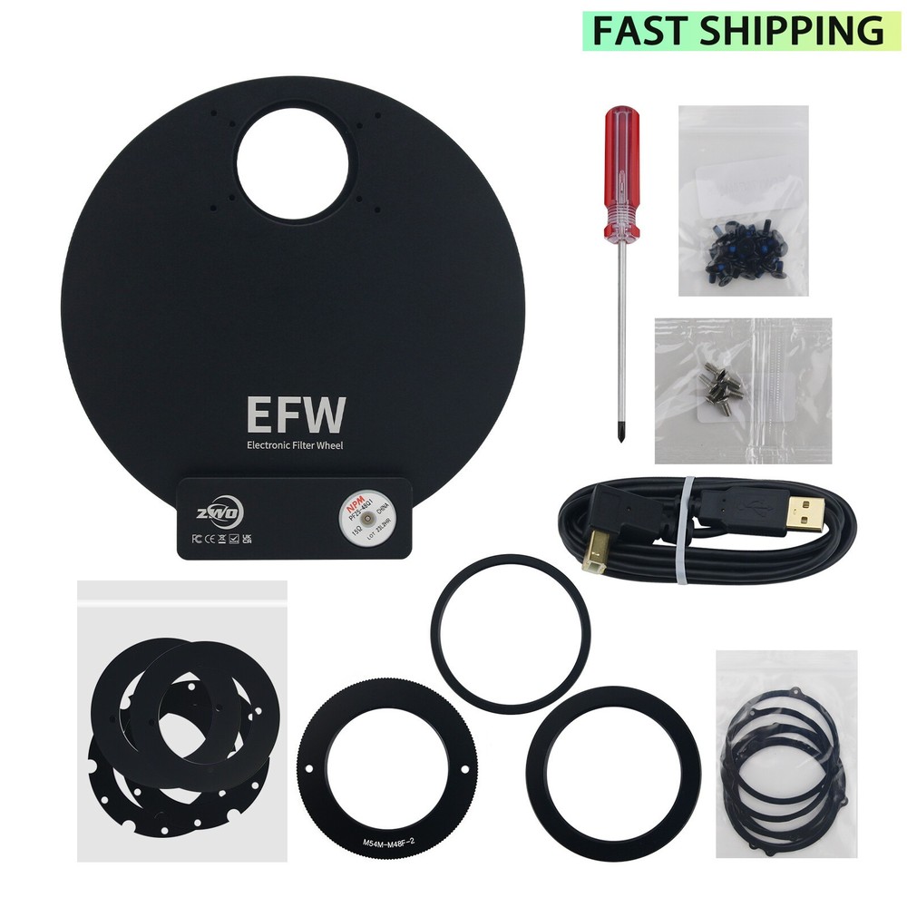 2'' EFW Electronic Filter Wheel 7-Position Support Filter ASCOM and SDK Control