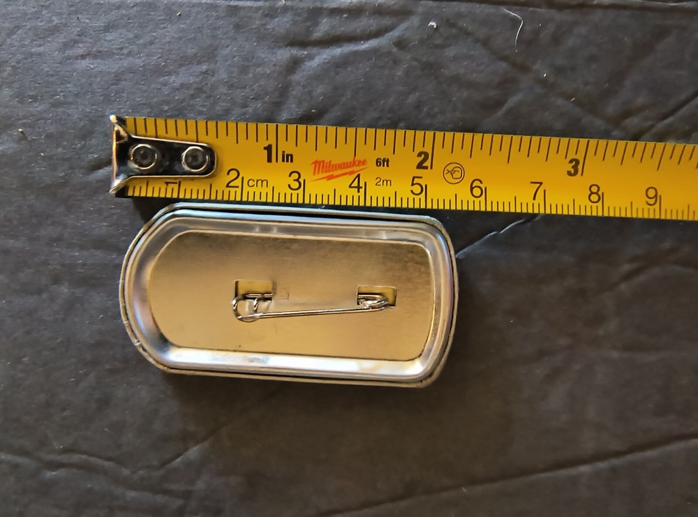 Antique Beer Can Michelob Light Pin Advertising Button Pull Tab 2" Pin Back RARE