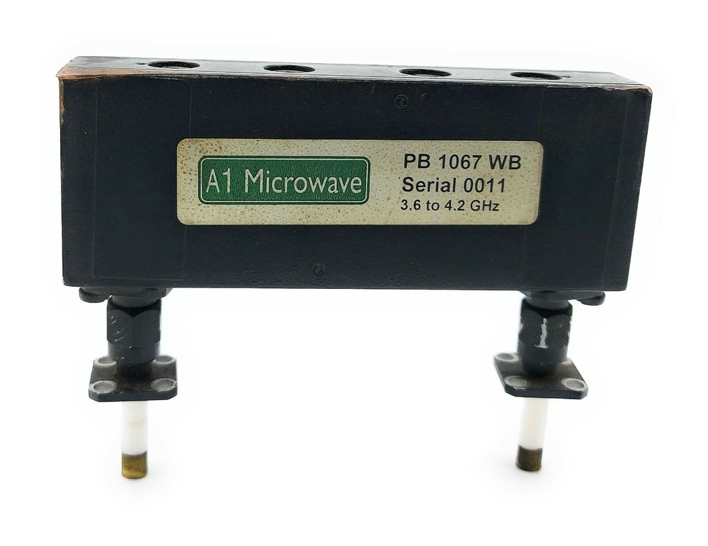 A1 Microwave PB1067WB C-Band Satcom Receiver Protection Filter