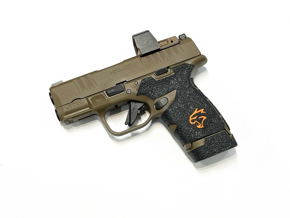 HANDLEITGRIPS Textured Rubber GUN GRIP WRAP for Springfield Hellcat